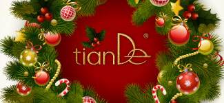 Merry Christmas and Happy New Year! Greetings cards from TianDe Dealer Centers.