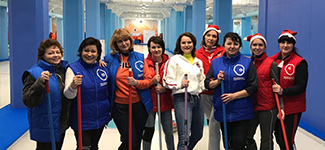 Новый год в спортивном стиле: в Москве состоялся первый чемпионат TianDe по керлингу!