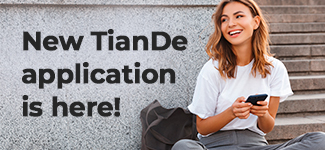 New TianDe application is here!