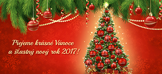 Přejeme krásné Vánoce a šťastný nový rok 2017!